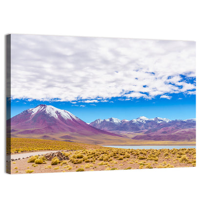 Lascar Snow-capped Volcano Wall Art