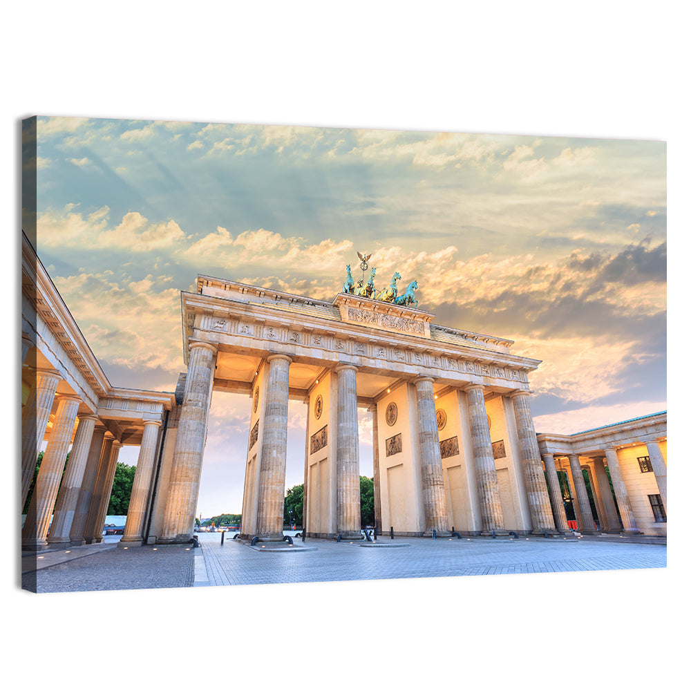 Brandenburg Gate at Sunset Wall Art