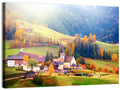 Santa Maddalena Golden Hour Wall Art