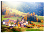 Santa Maddalena Golden Hour Wall Art