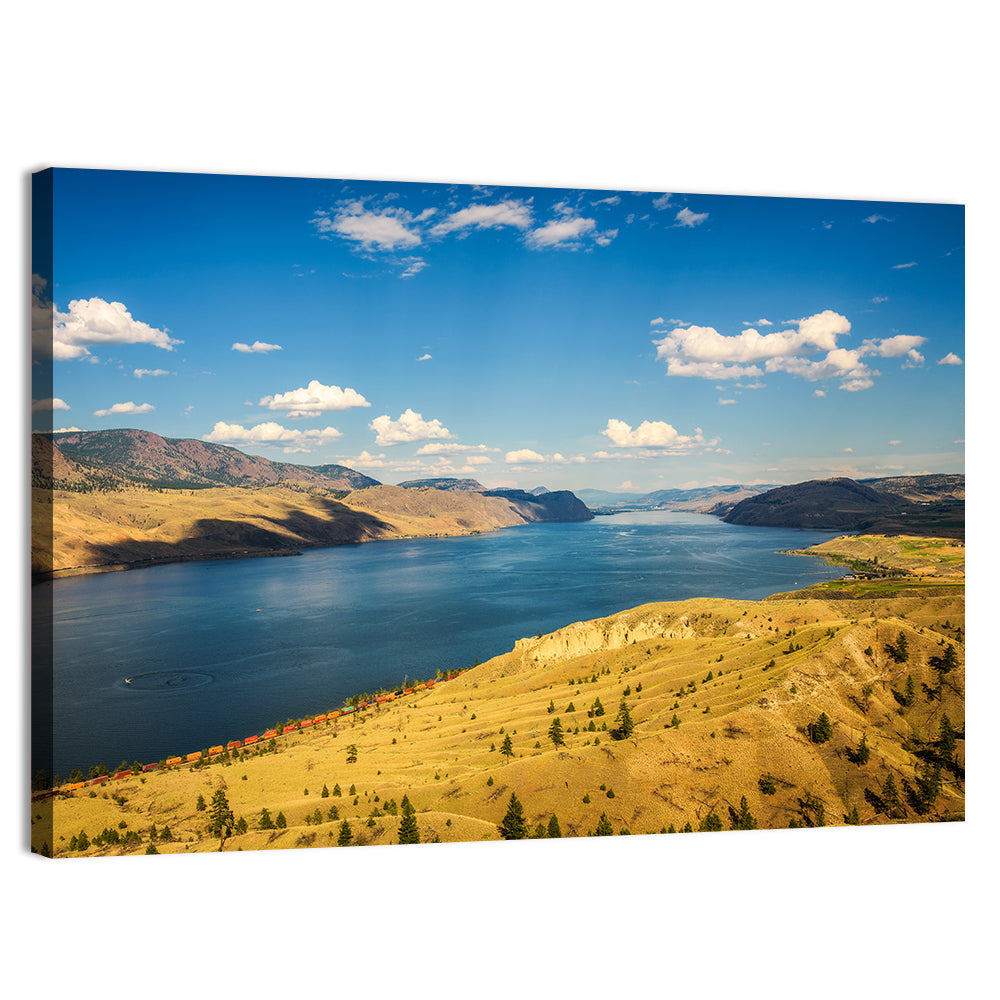 Kamloops Lake Shoreline View Wall Art