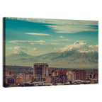 Yerevan Skyline with Mount Ararat Wall Art