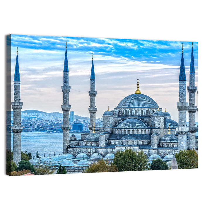 Blue Mosque Istanbul Wall Art as a canvas print