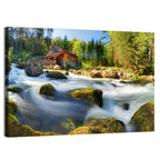 Salzburg Stream with Watermill Wall Art