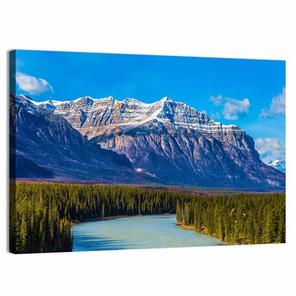 Abraham Lake Mountain View Wall Art