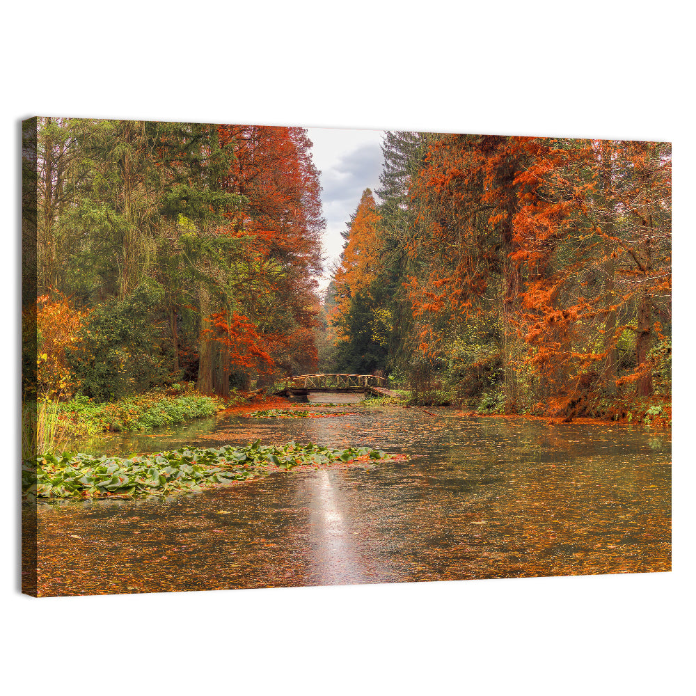Simeria Arboretum Autumn Lake Wall Art