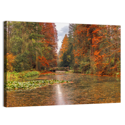Simeria Arboretum Autumn Lake Wall Art