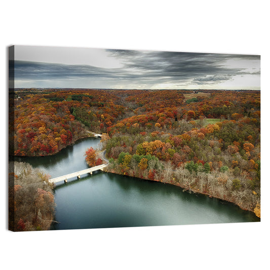 Seneca Lake Aerial Wall Art