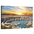 Kyrenia Harbour at Sunset Wall Art