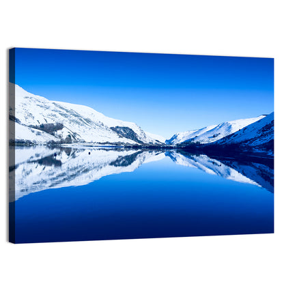 Tal Y Llyn Winter Reflection Wall Art