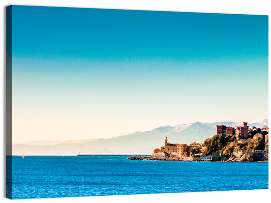 Genoa Coastal Seascape Wall Art