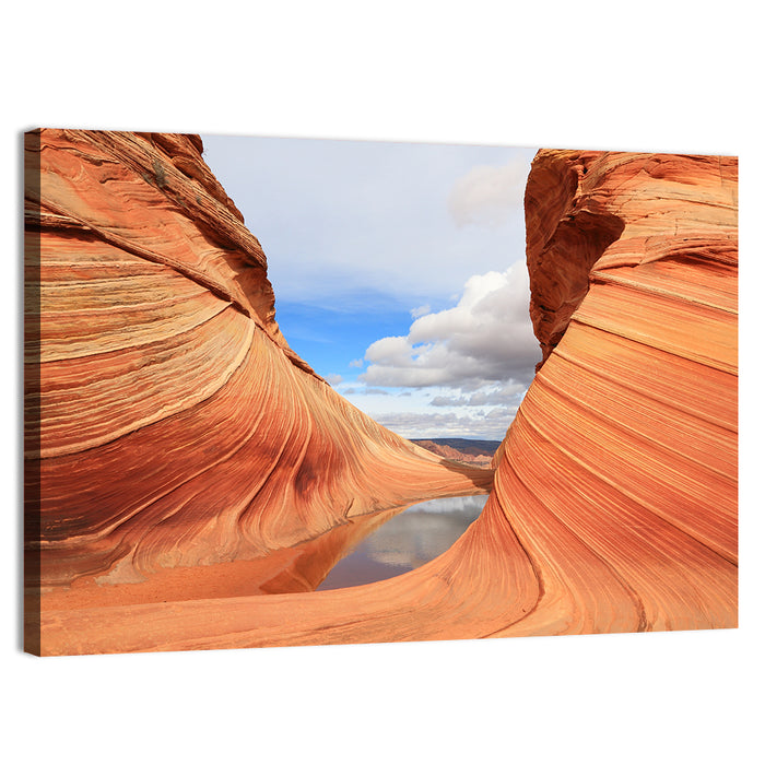 The Wave at Coyote Buttes Wall Art as a canvas print