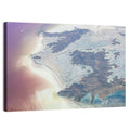 Urmia Lake Aerial View Wall Art