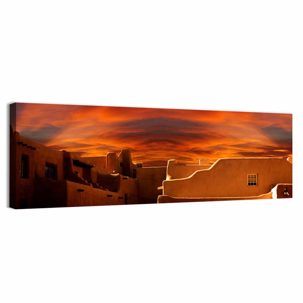 Santa Fe Museum Sunset Wall Art