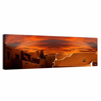 Santa Fe Museum Sunset Wall Art