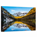 Maroon Bells Sunrise Reflection Wall Art