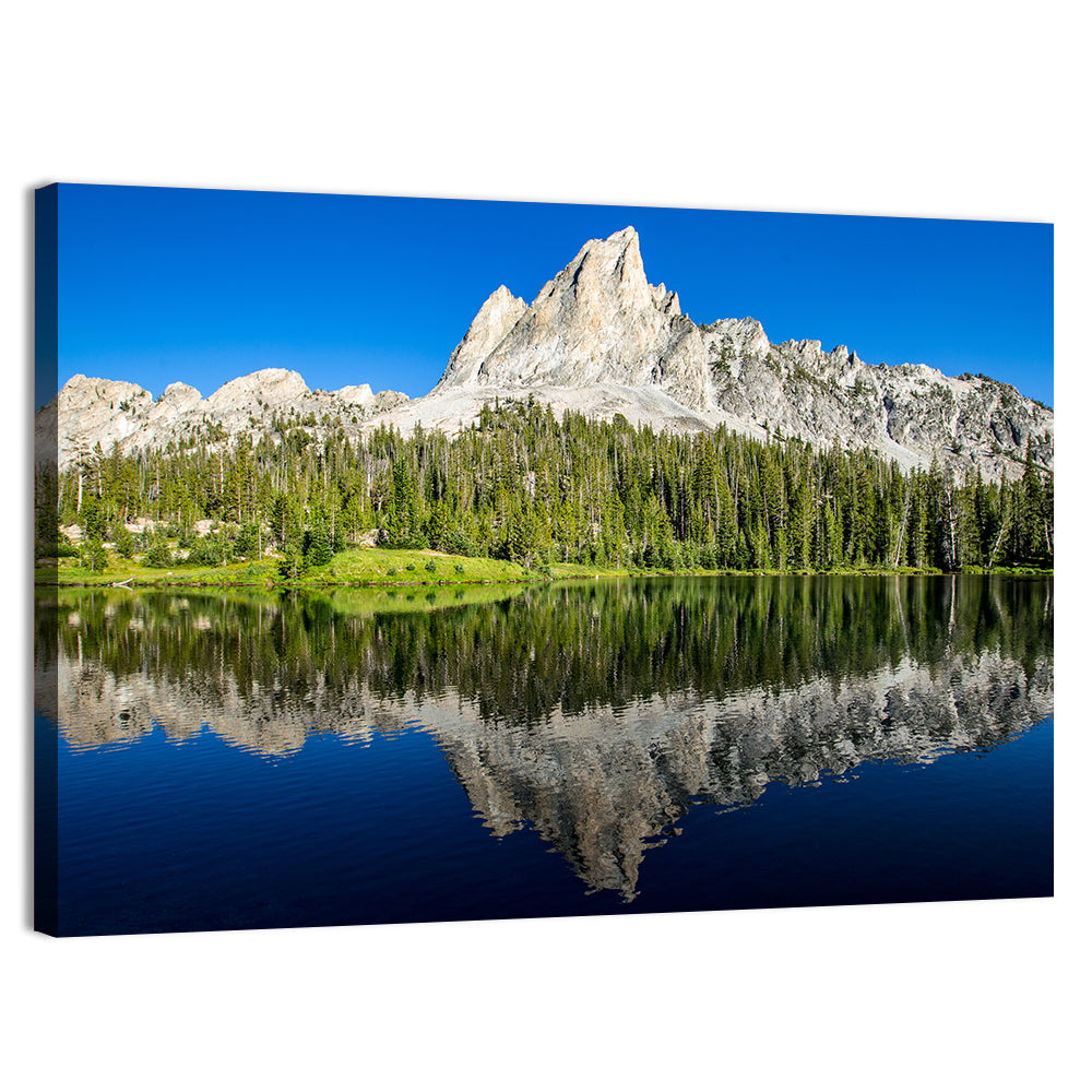 Sawtooth Peaks at Alice Lake Wall Art