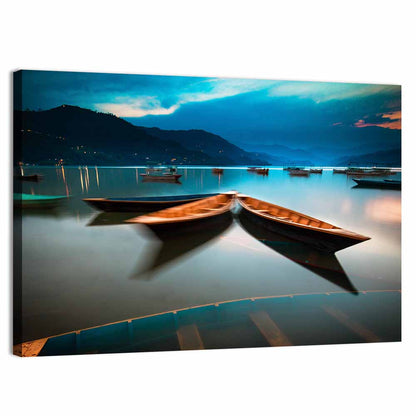 Lake Phewa Sunset Wall Art