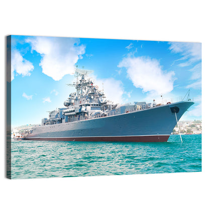 Navy Warship Hull Study Wall Art