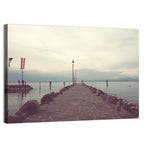 Stone Pier at Lake Garda Wall Art