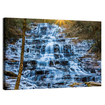 Minnehaha Falls Winter Cascade Wall Art