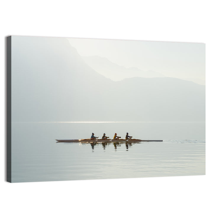 Four Rowers on Lake Lugano Wall Art