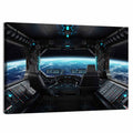 Grunge Spaceship Cockpit Wall Art