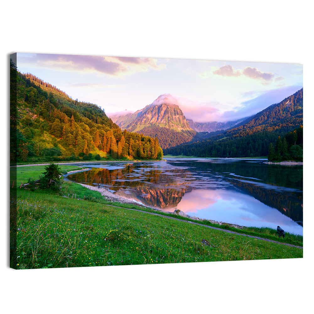 Obersee Reflection, Switzerland Wall Art