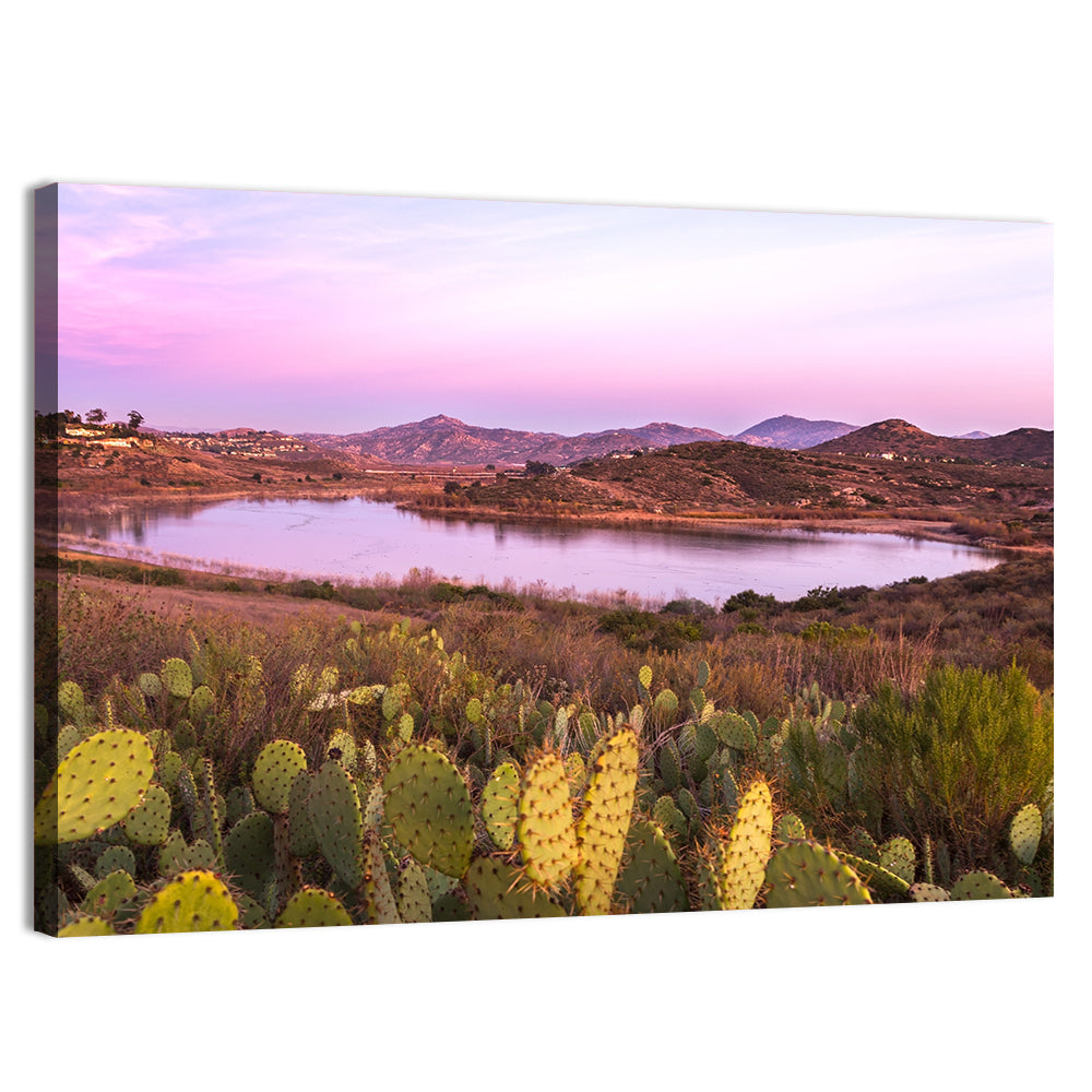 Lake Hodges Sunset Wall Art
