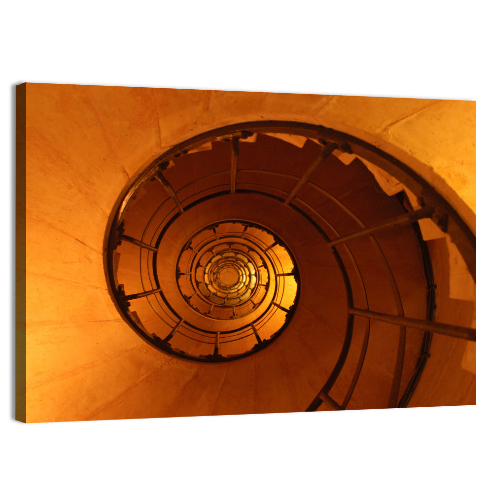 Vortex Spiral Staircase Wall Art