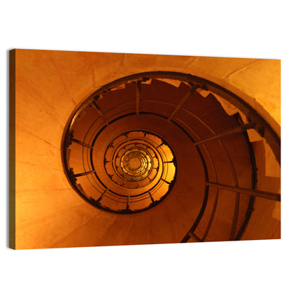 Vortex Spiral Staircase Wall Art