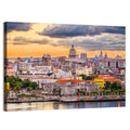 Havana Waterfront at Sunset Wall Art