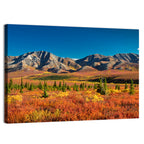 Denali Autumn Peaks Wall Art
