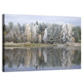 Pskov Region Forest Lake Wall Art
