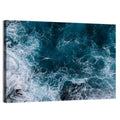 Aerial Swirling Ocean Waves Wall Art