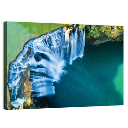 Shifen Waterfall Aerial Wall Art