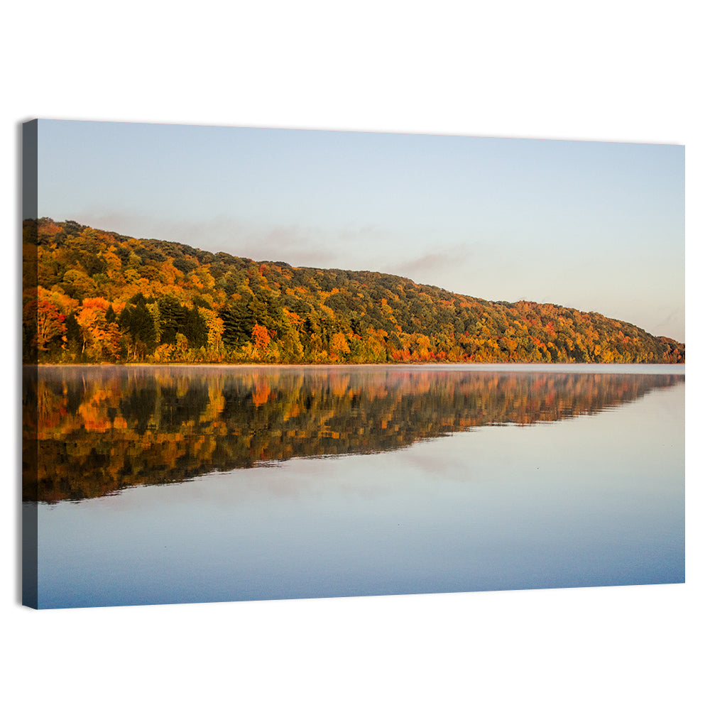 Monocle Lake Michigan Wall Art, canvas print, landscape