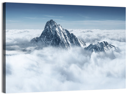 Peaks Above Clouds Wall Art