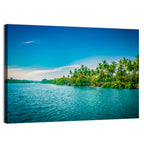 Tropical River in India Wall Art