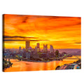 Pittsburgh Skyline at the Point Wall Art