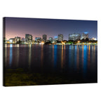 Oakland Skyline Over Lake Merritt Wall Art