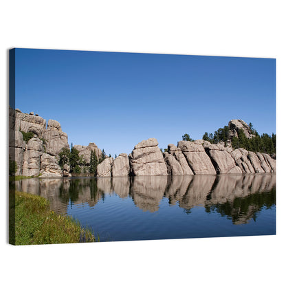 Sylvan Lake Reflection Wall Art