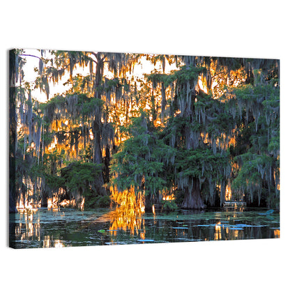 Lake Martin Cypress Reflection Wall Art