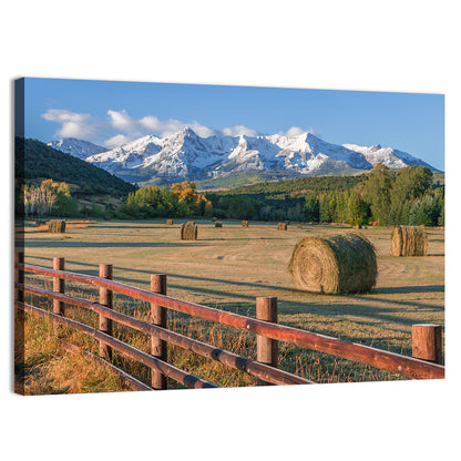Colorado Hay Bales Wall Art