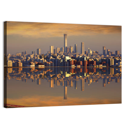 Beijing Citic Tower Skyline Wall Art