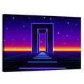 Neon Road to the Future Wall Art
