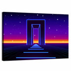 Neon Road to the Future Wall Art