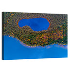 Autumn Forest Lake Wall Art