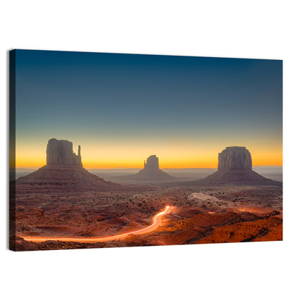 Monument Valley Golden Horizon Wall Art