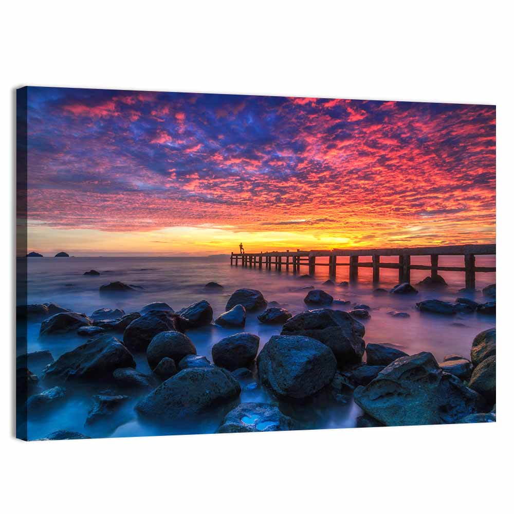 Setigi Heni Beach Sunset Wall Art